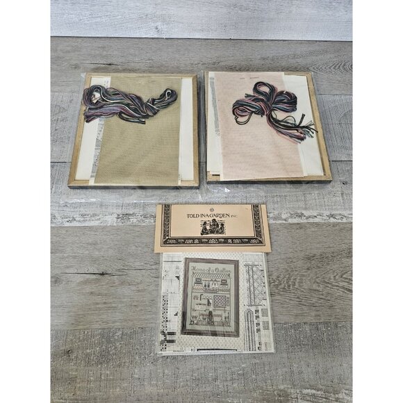 Lot of 3 Told in a Garden Cross Stitch Pattern Mixed Lot NIP Quilts Rare Nos - Picture 5 of 8